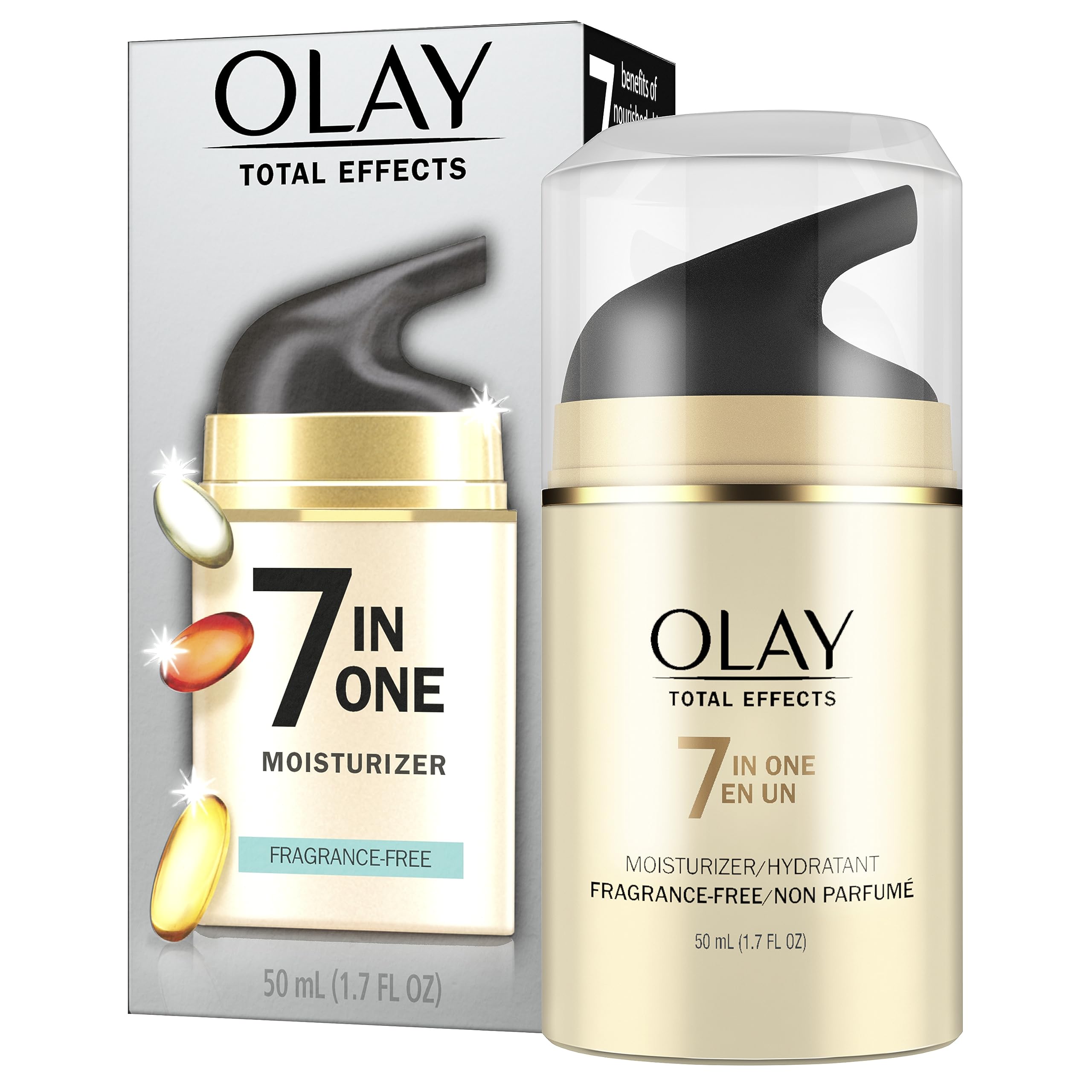 Olay Total Effects crema hidratante sin fragancia para piel suave y nutrida