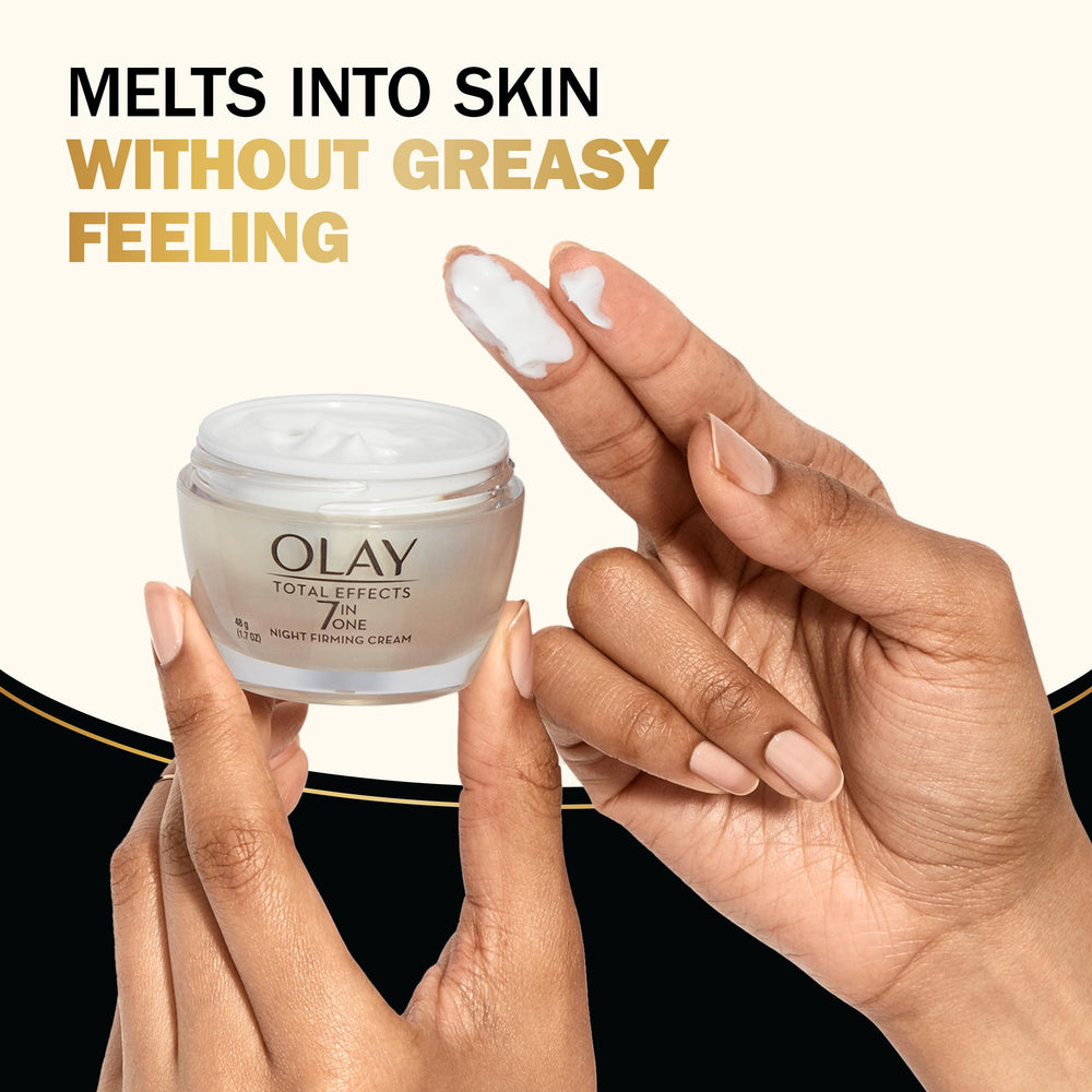 Olay Total Effects frasco presentación, cuidado de la piel durante la noche