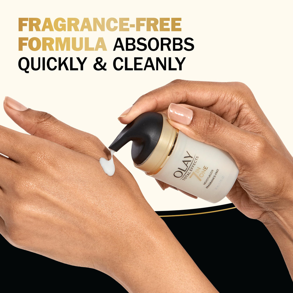 Piel luminosa y hydrated con Olay Total Effects