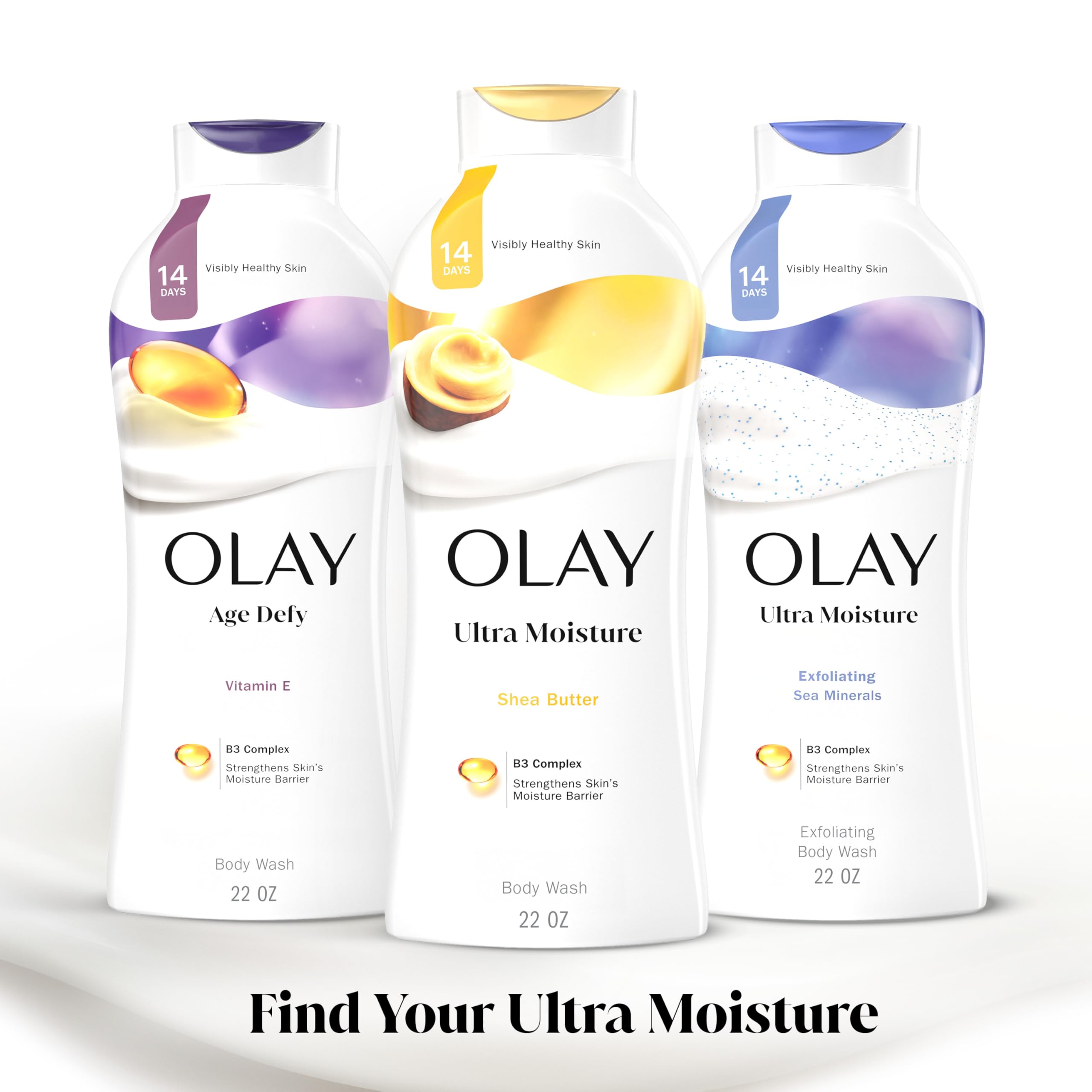 Olay Ultra Moisture fragancia de karité para una ducha agradable