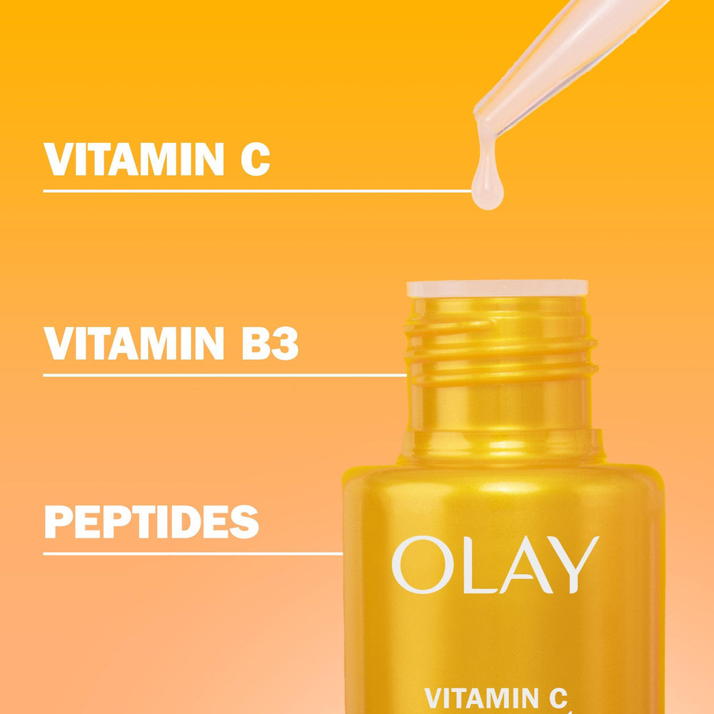 Olay Vitamina C + Péptidos 24, aroma cítrico suave.