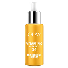 Olay Vitamina C + Péptidos 24, botella del suero ilumina la piel.