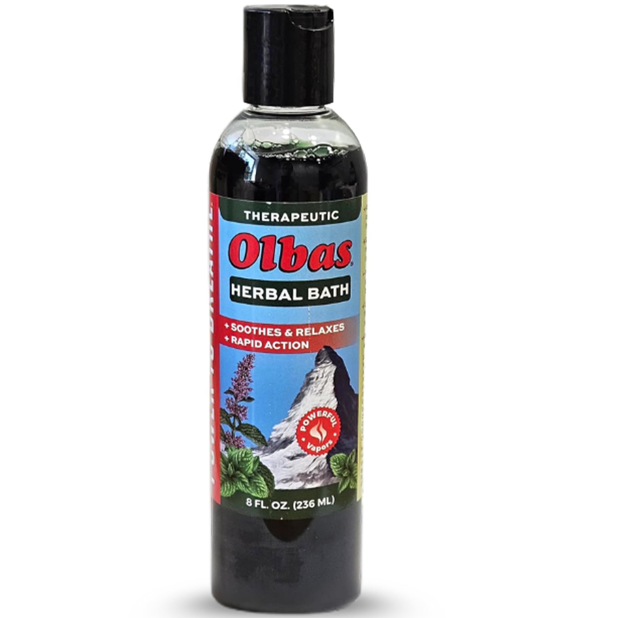 Olbas botella-vertido: vertido para un baño aromático y relajante.