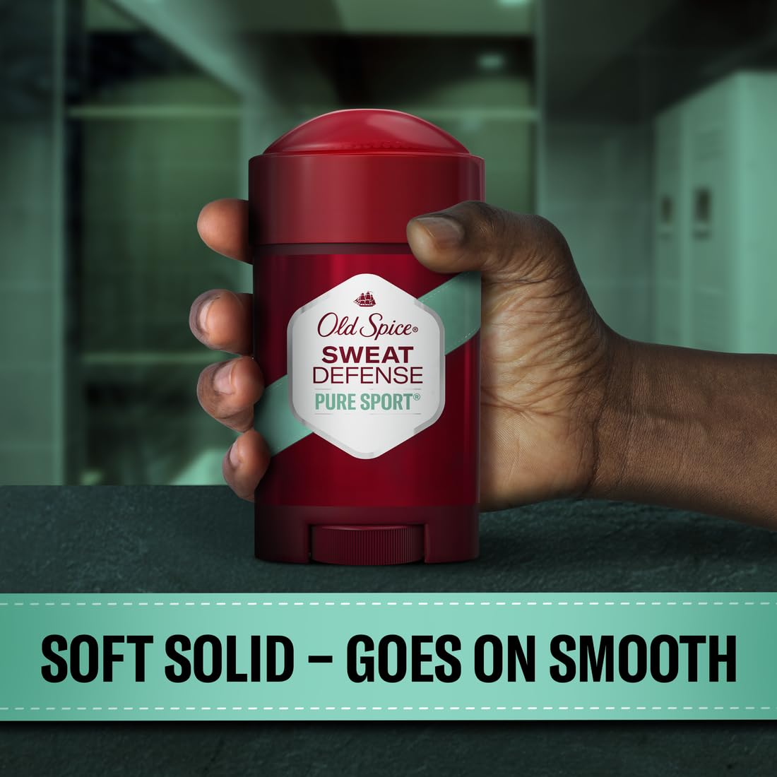 Lot de 6 Old Spice Pure Sport Doux Solide, solution pratique pour remplacement rapide.