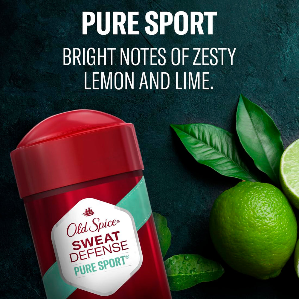 Texture douce et solide d’Old Spice Pure Sport Doux Solide pour une application confortable.