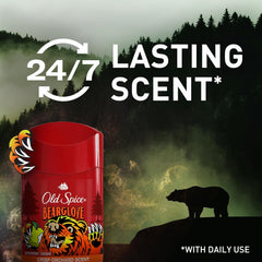 Old Spice Bearglove, barra visible, textura suave para aplicación.