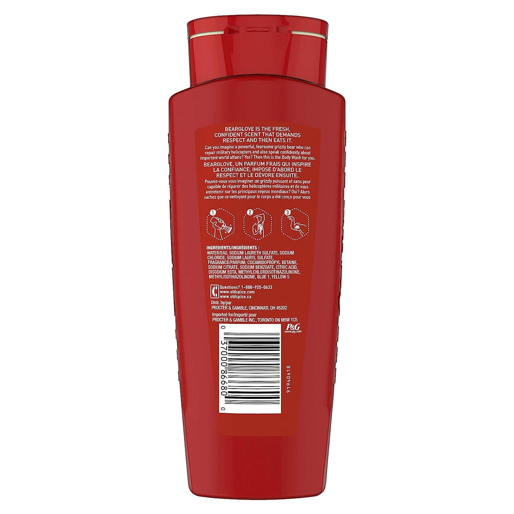 Bearglove de Old Spice, experiencia de ducha fresca y vigorizante