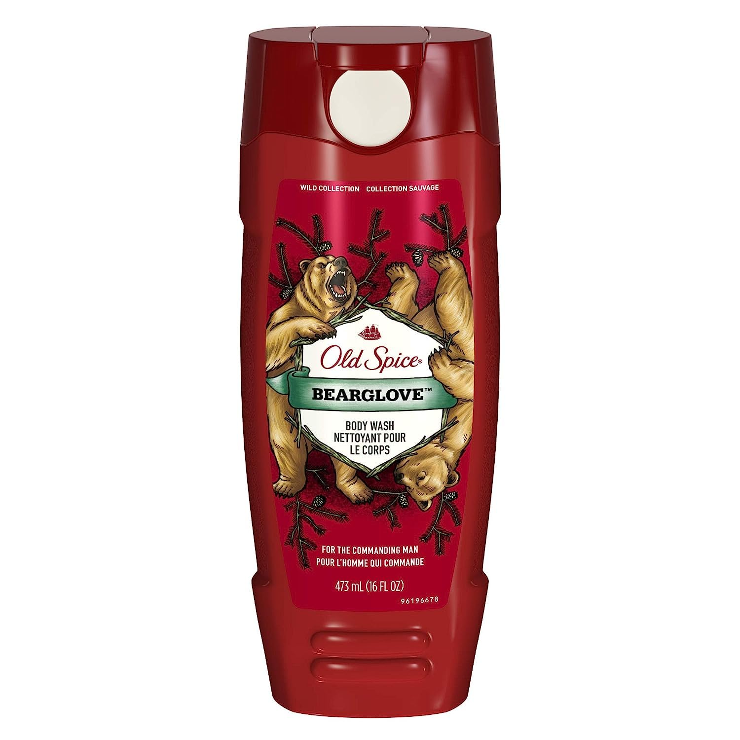 Bearglove Old Spice, formato 16 oz para múltiples duchas