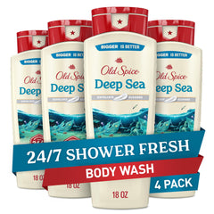 Old Spice botellas vertiendo, limpieza rápida y aroma duradero para el día