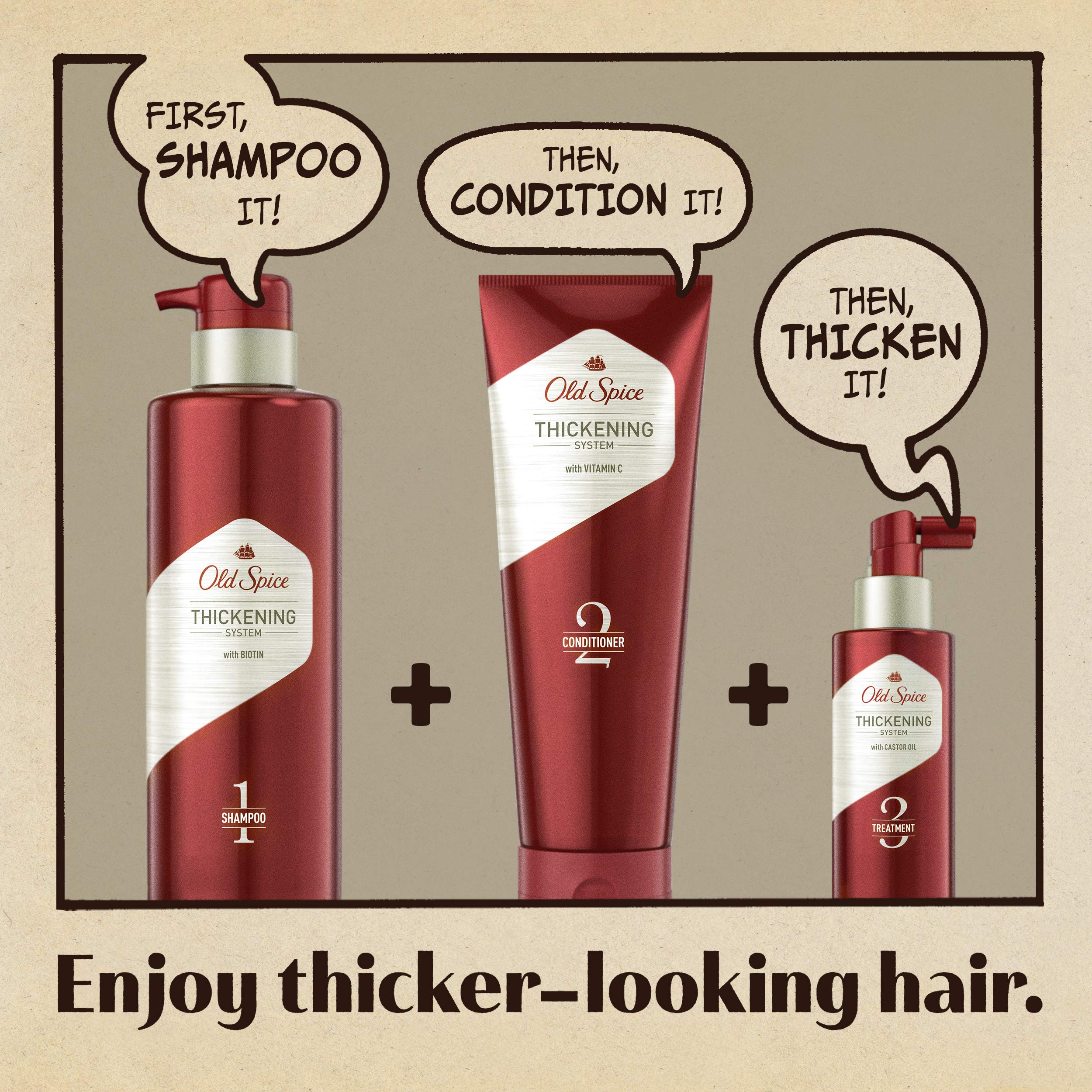 Cabello limpio tras usar el champú Old Spice.