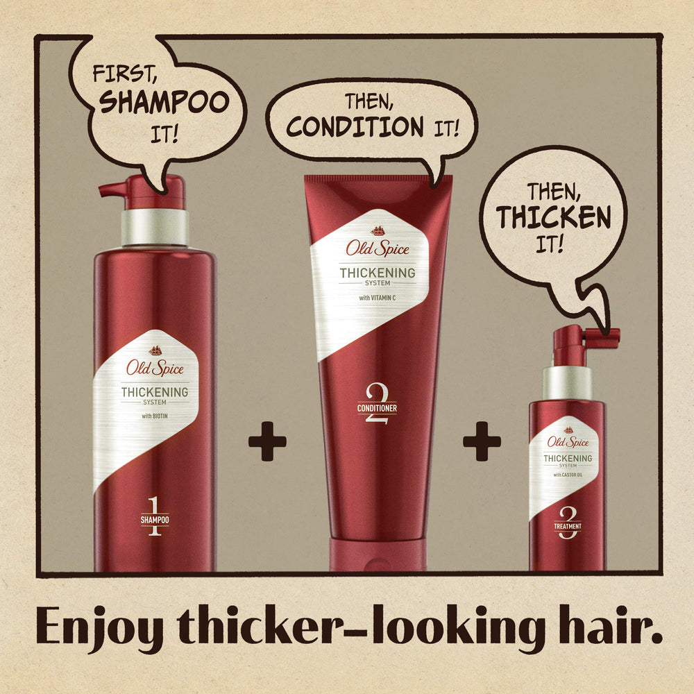 Cabello limpio tras usar el champú Old Spice.