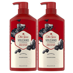 Old Spice Charcoal Champú para hombres: paquete doble y limpieza intensiva.