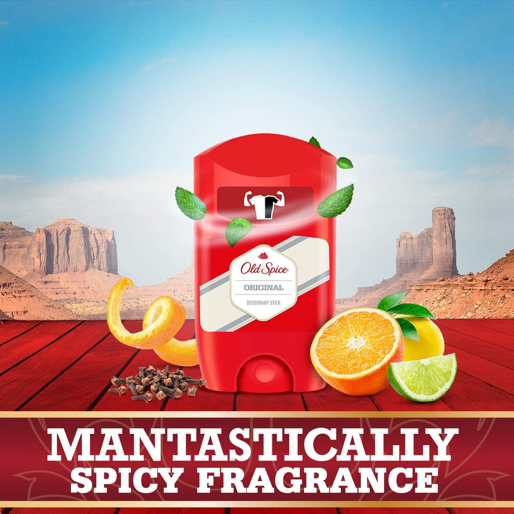Old Spice desodorante Original en barra 50ml envase práctico y resistente para viaje