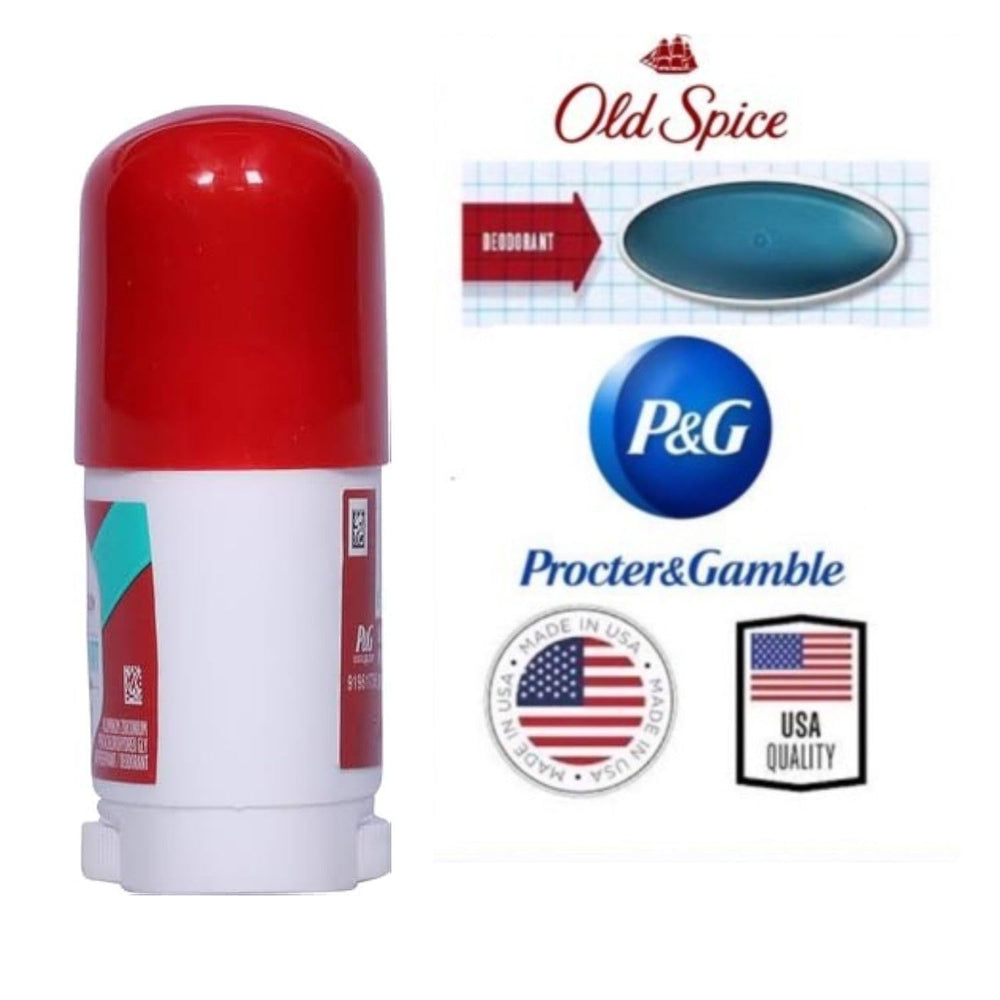 Old Spice desodorante tamaño viaje 0,5 onzas, ideal para maleta o gimnasio