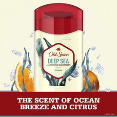 Elementos del oceano en Old Spice, fragancia duradera para días activos