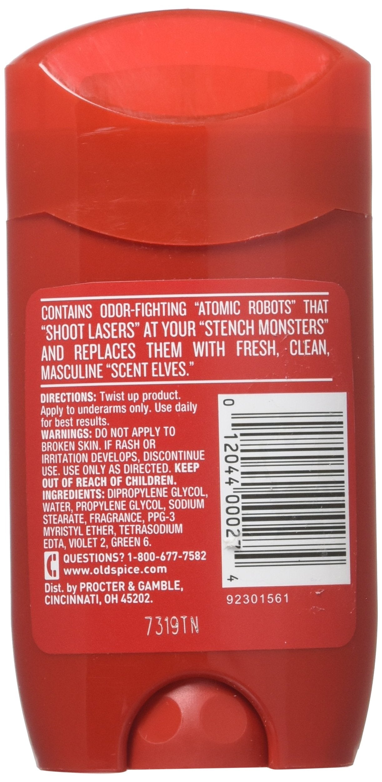 Old Spice Pure Sport, desodorante en barra para días activos.