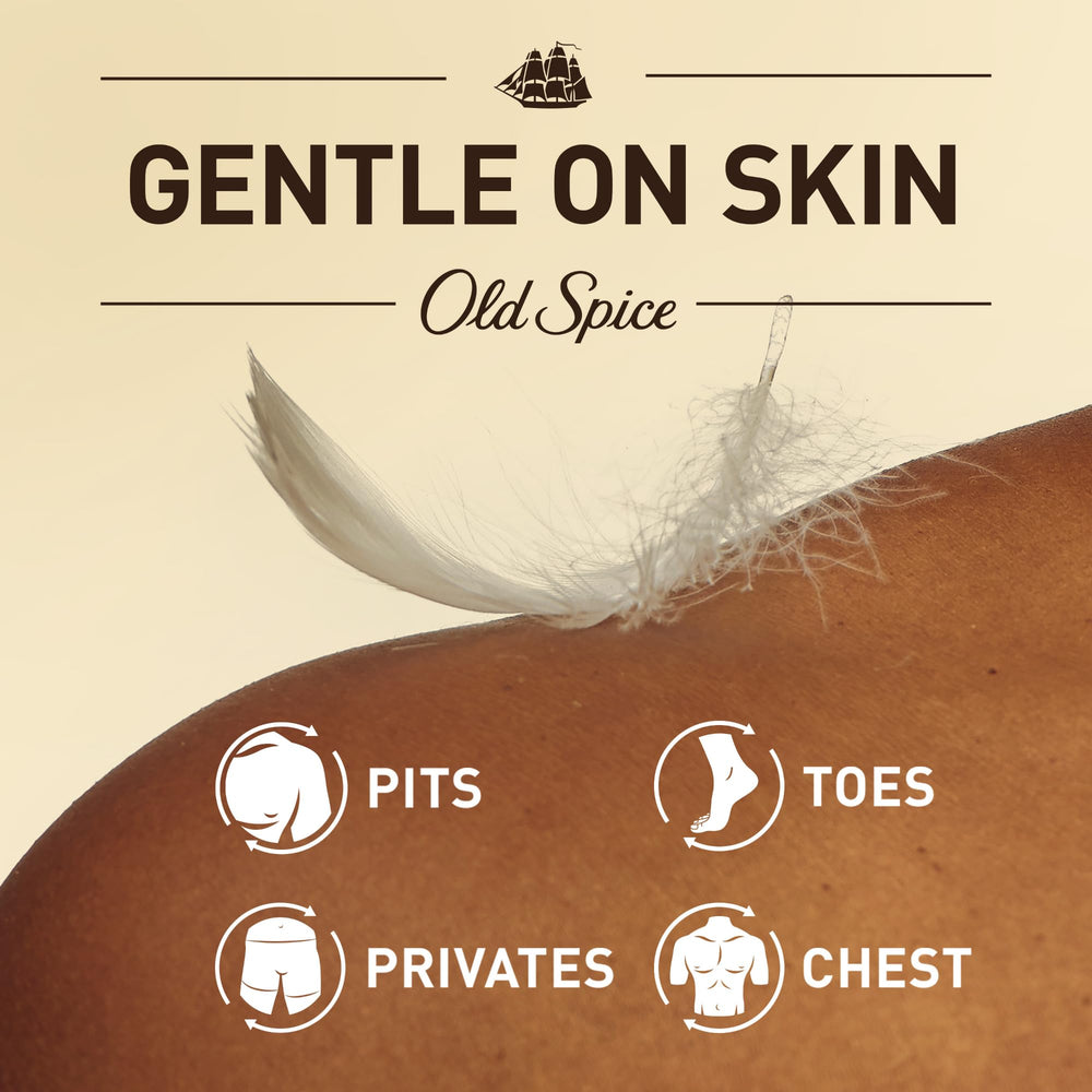 Old Spice desodorante total cuerpo manos, aroma ligero y agradable.