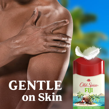 Aroma Fiji Coco Palma de Old Spice Dry Feel en barra para hombre