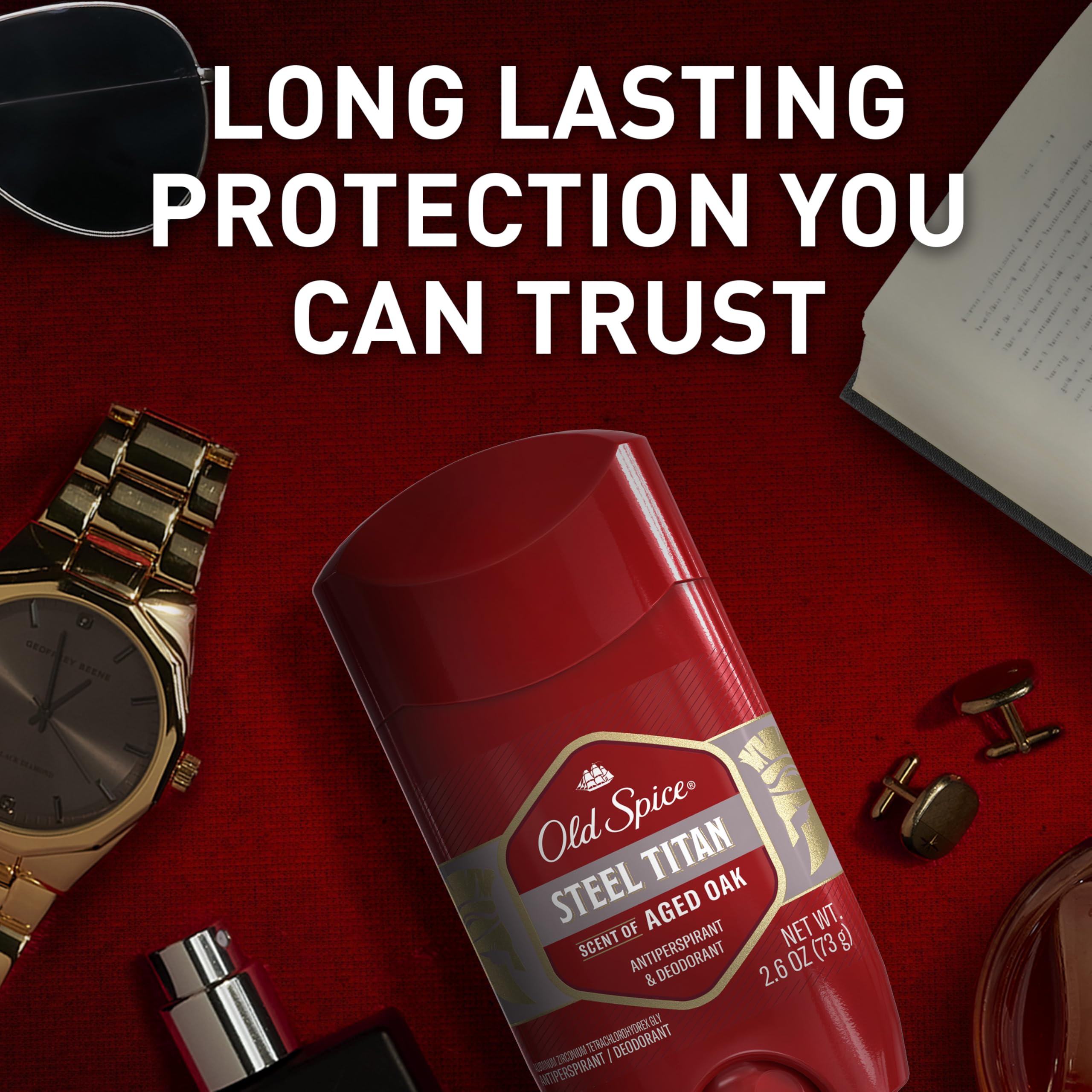 Frescura y protección duradera con Old Spice para todo el día.