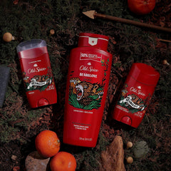 Empaque Bearglove de Old Spice destaca el diseño icónico.