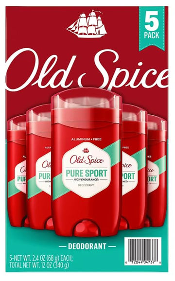 Old Spice High Endurance Pure Sport assure une protection 24 heures.