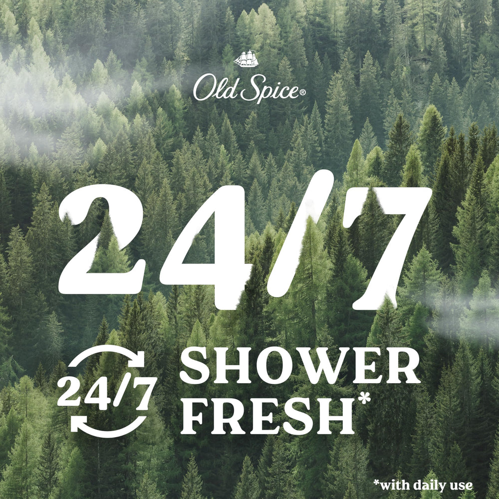 Espuma refrescante de Old Spice para ducha revitalizante.