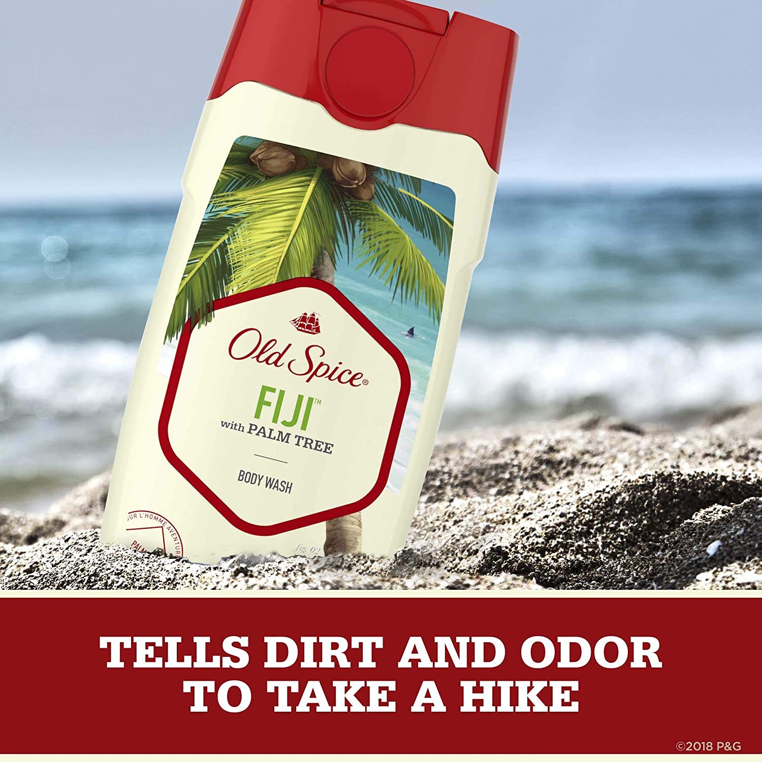Old Spice Fiji: espuma cremosa de ducha que deja sensación limpia y fresca.