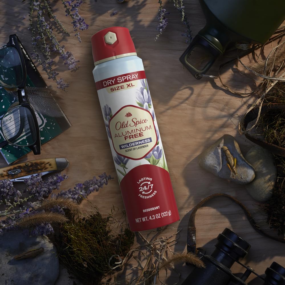 Old Spice fragancia Wilderness Lavanda ofrece aroma suave y natural.