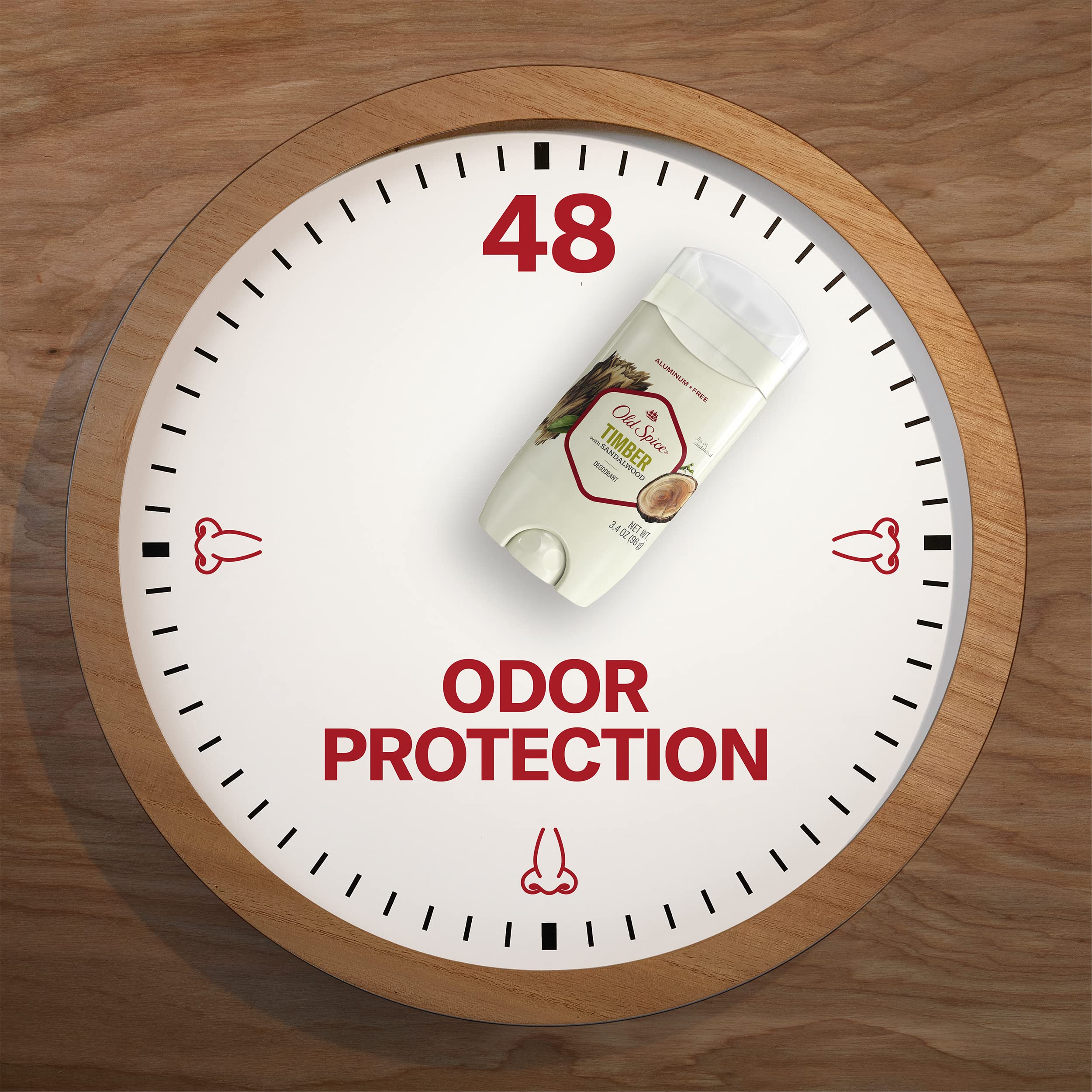 Timber Fresher de Old Spice ofrece frescura diaria para hombres activos.