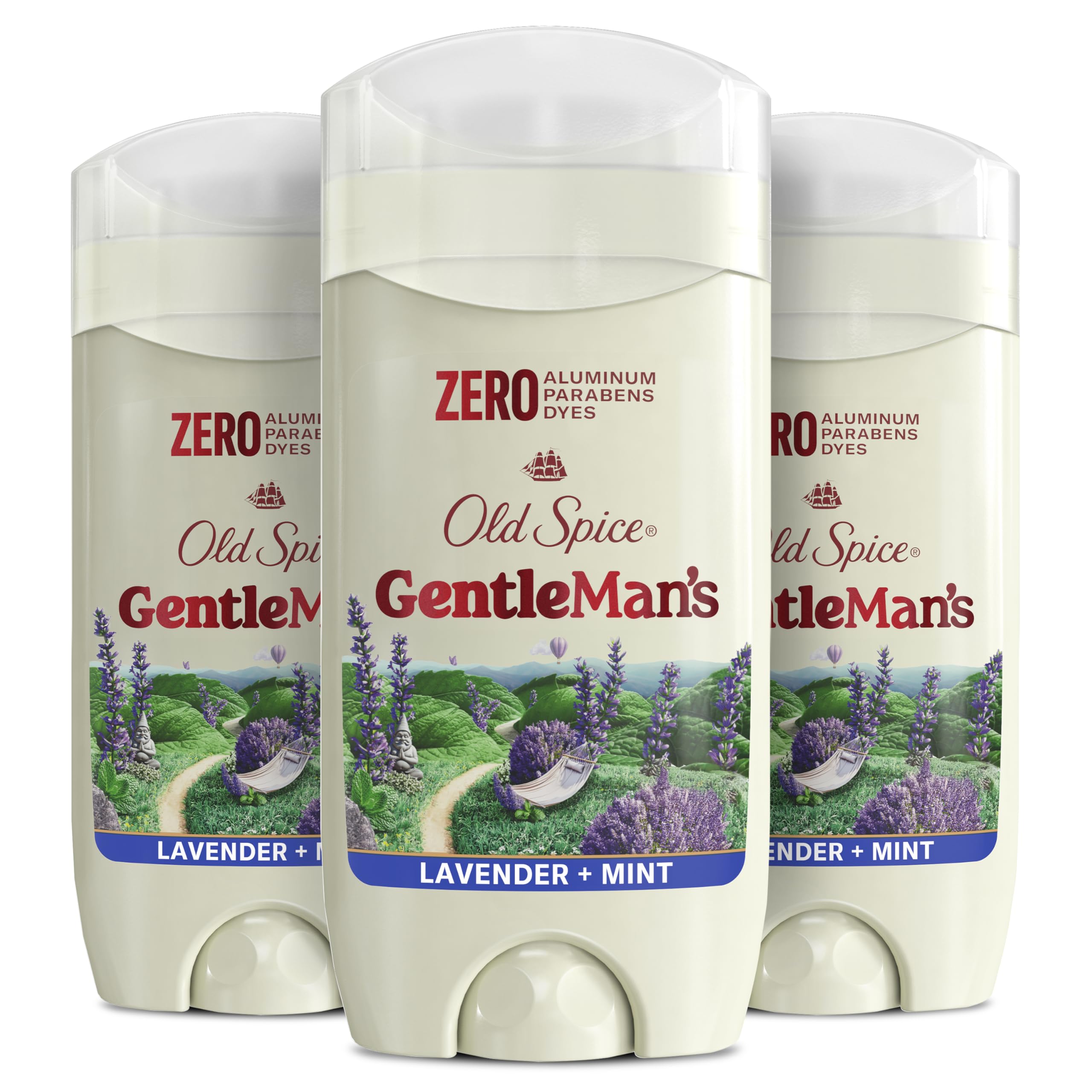 Old Spice GentleMan's Blend desodorante en barra de 3 onzas con protección diaria.