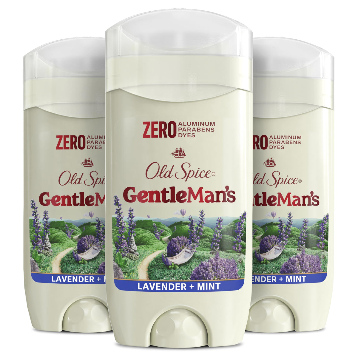 Old Spice GentleMan's Blend desodorante en barra de 3 onzas con protección diaria.