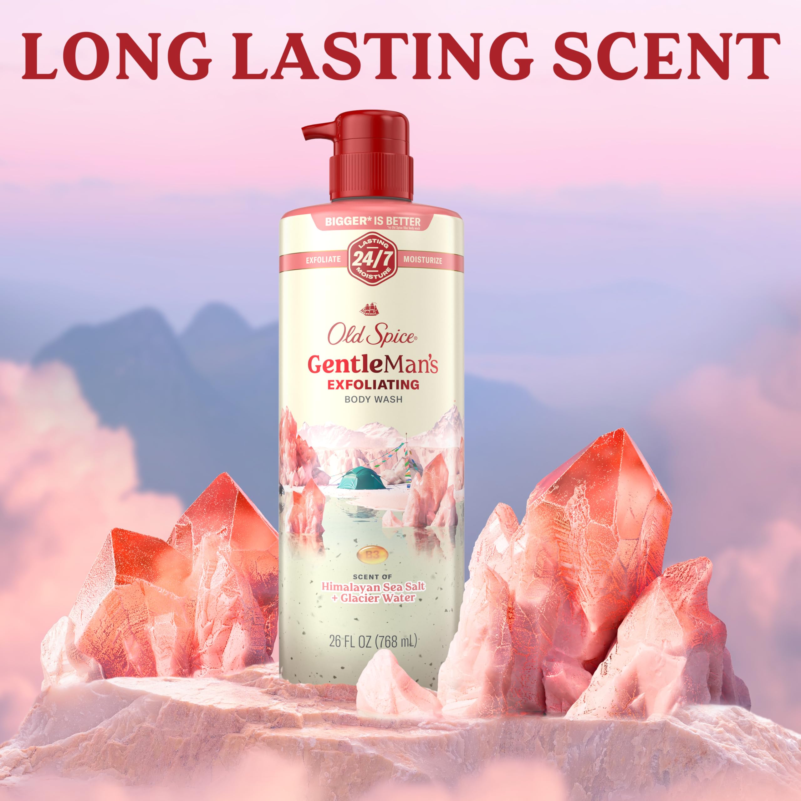 Old Spice GentleMan's gel de ducha ingredientes renovadores para piel suave