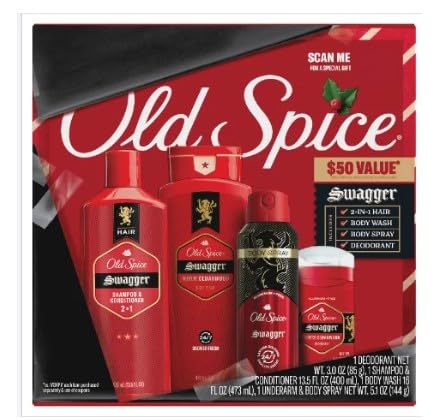 Old Spice Gift Set Holidude: champú‑condicionador 2 en 1 para uso diario