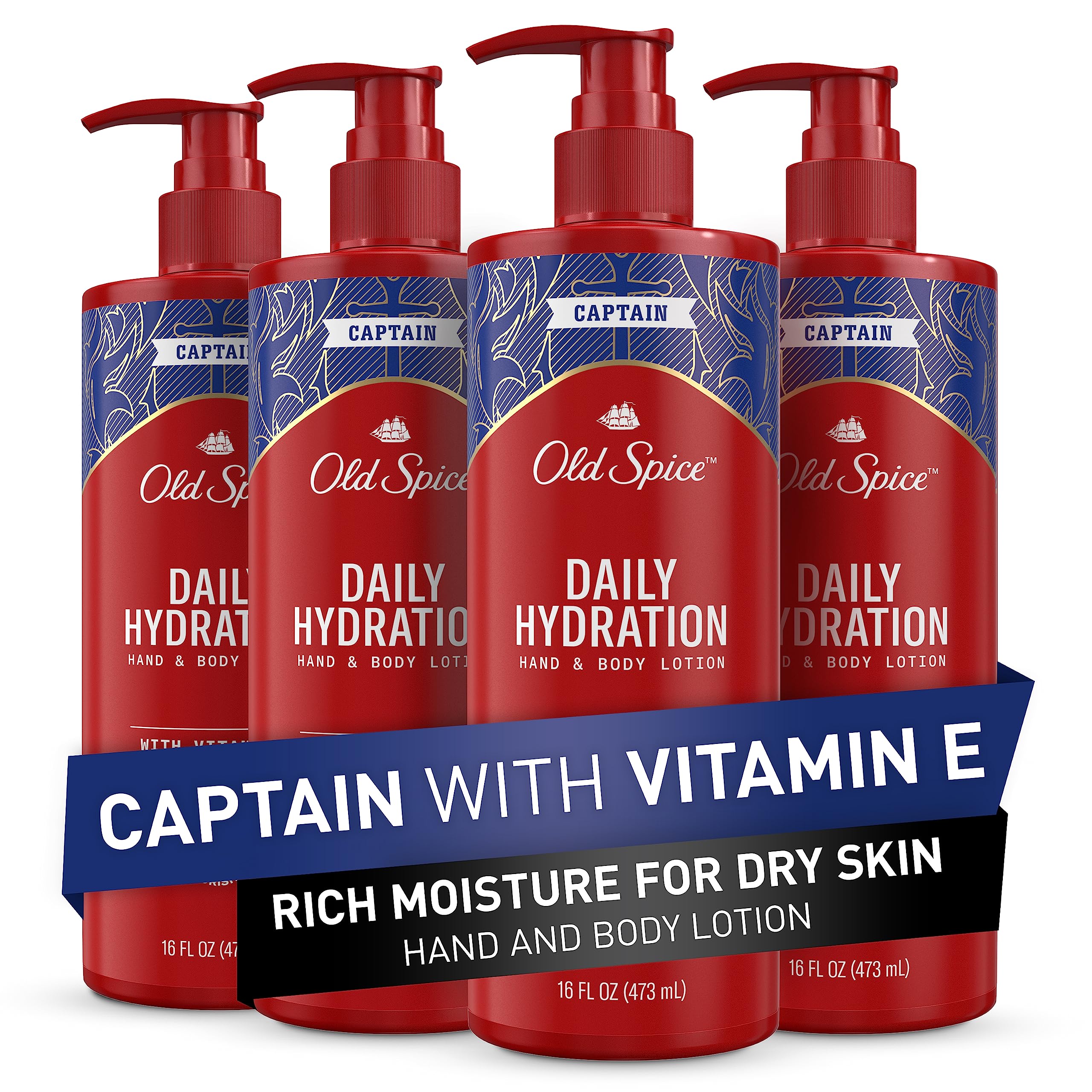 Old Spice hidratación diaria con bomba para una aplicación rápida y uniforme.