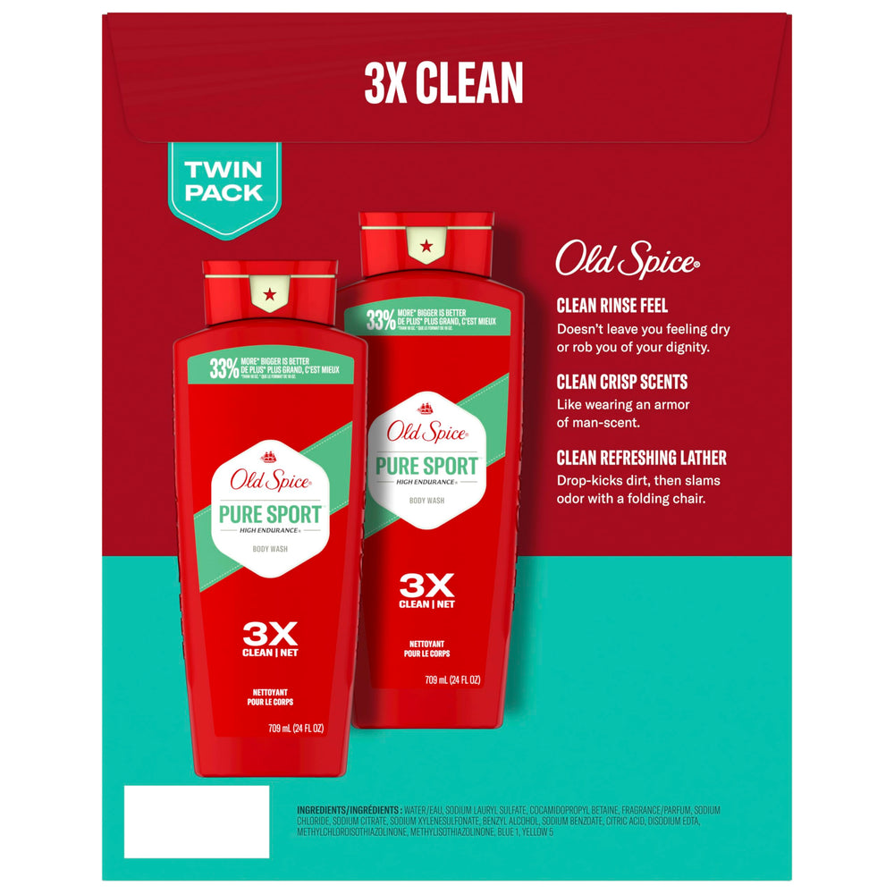 Etiqueta Pure Sport resalta fragancia cítrica para un aroma revitalizante.
