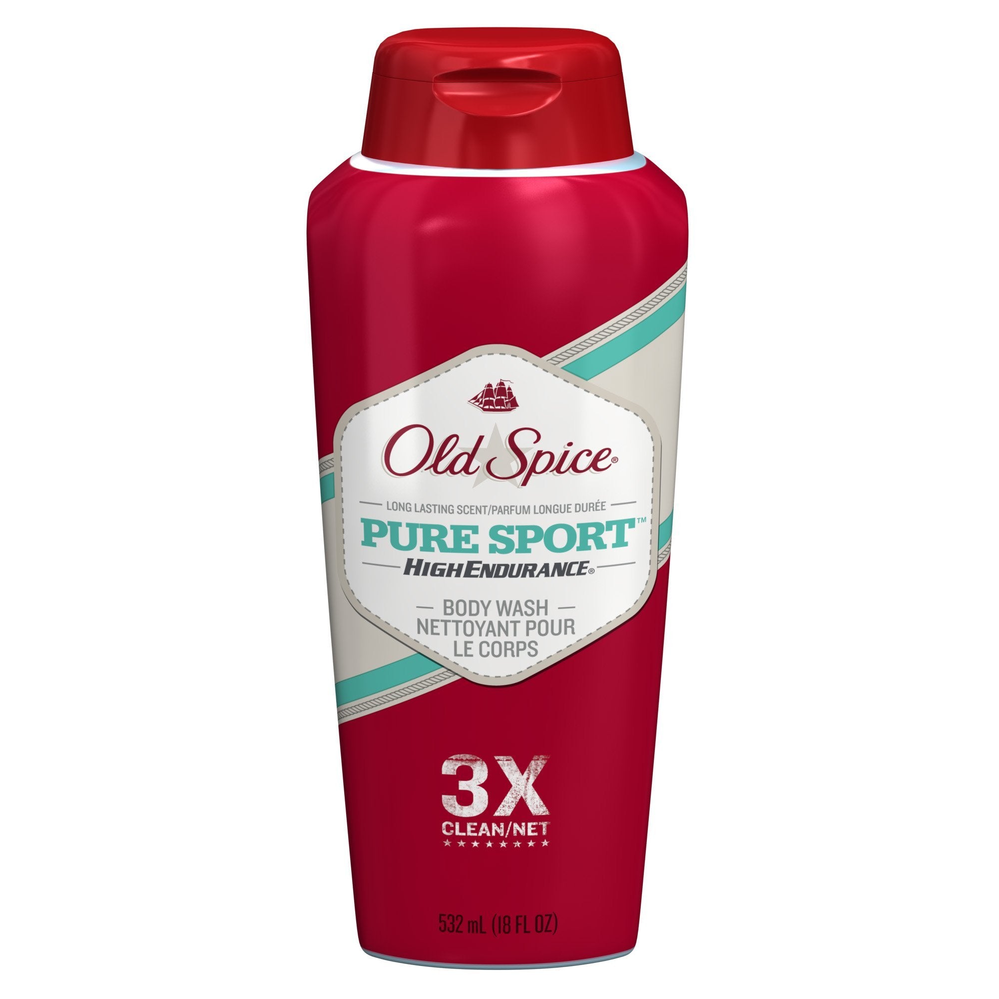 Old Spice High Endurance Pure Sport pack de dos, opción práctica para compartir o viajes.