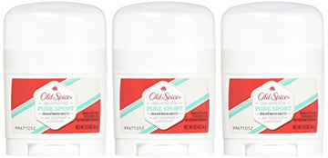 Old Spice High Endurance Pure Sport, paquete de 3 para uso continuo y viajes frecuentes.