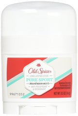 Old Spice High Endurance Pure Sport, empaque de tamaño viaje para uso diario y portabilidad.