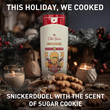 Old Spice Holidude presentación edición limitada, colección navideña exclusiva.