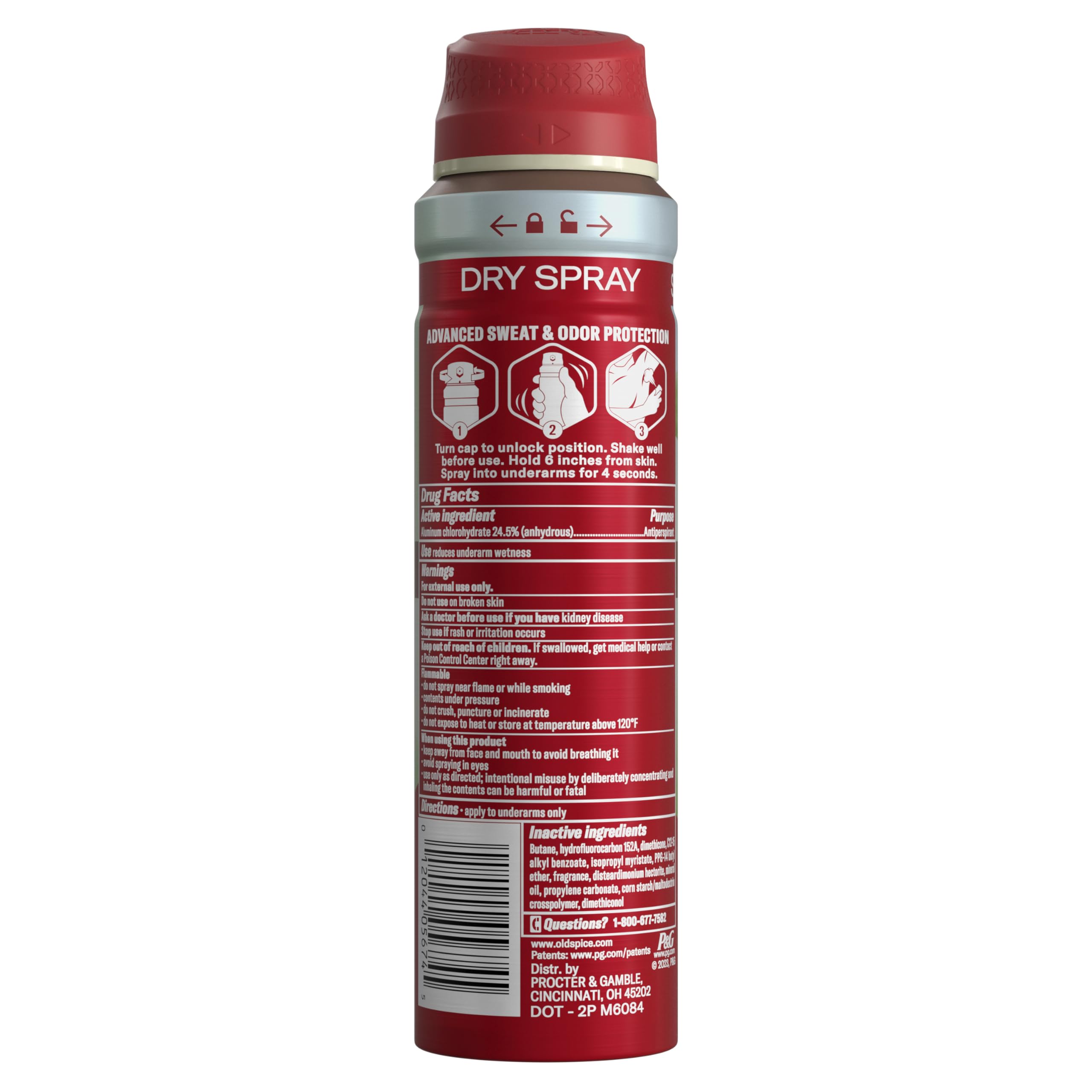 Hombre usando desodorante Old Spice para un día activo.
