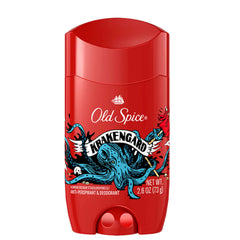Old Spice Krakengard desodorante, aplicacion suave para controlar la humedad diaria.