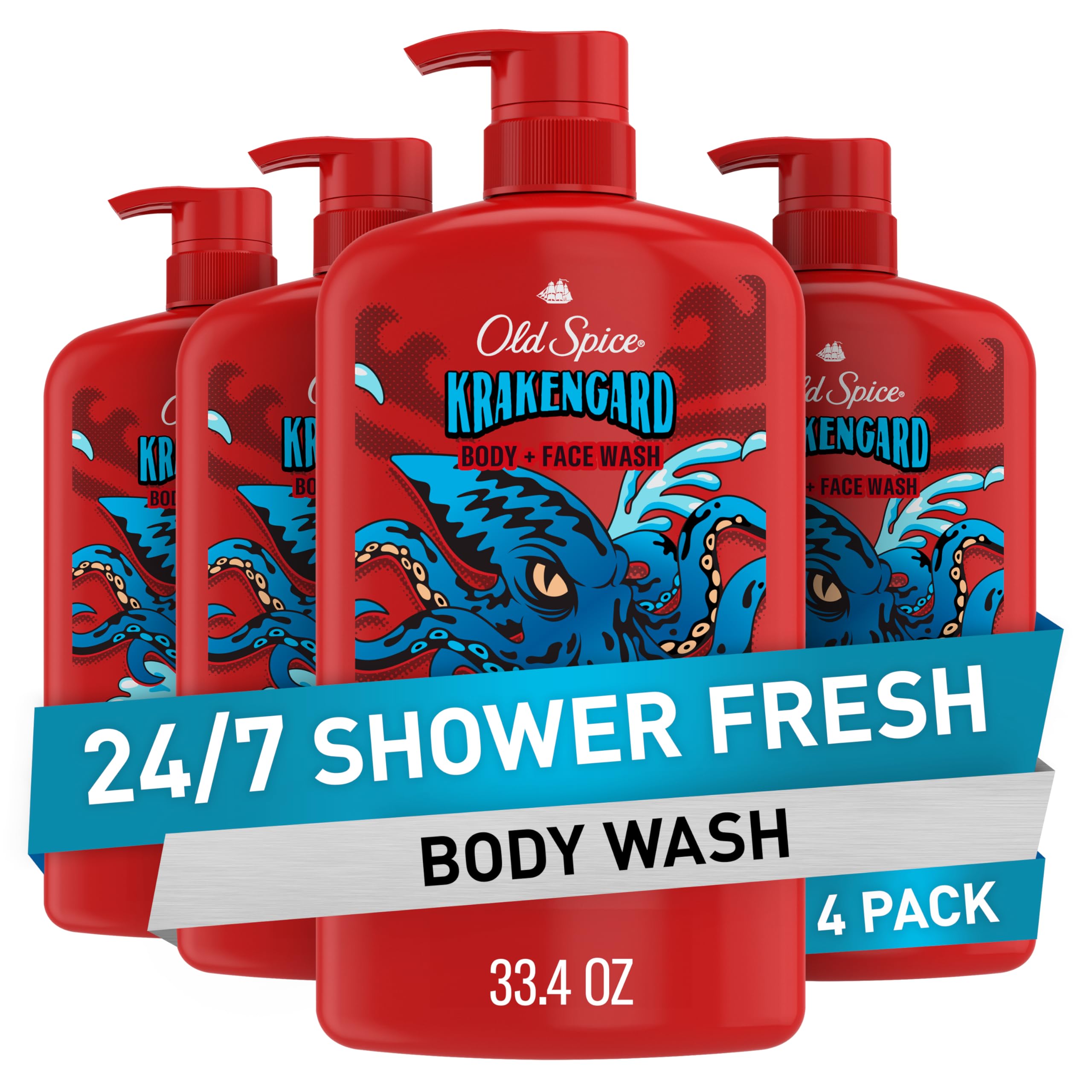 Old Spice Krakengard: ducha 24/7 fresca que acompaña todo el día