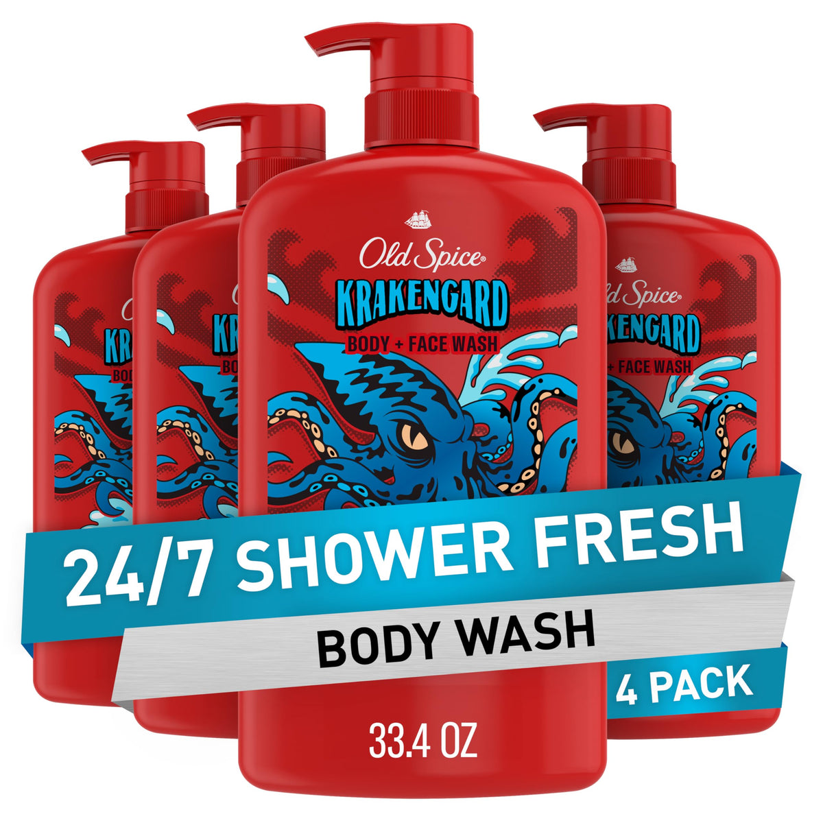 Old Spice Krakengard: ducha 24/7 fresca que acompaña todo el día