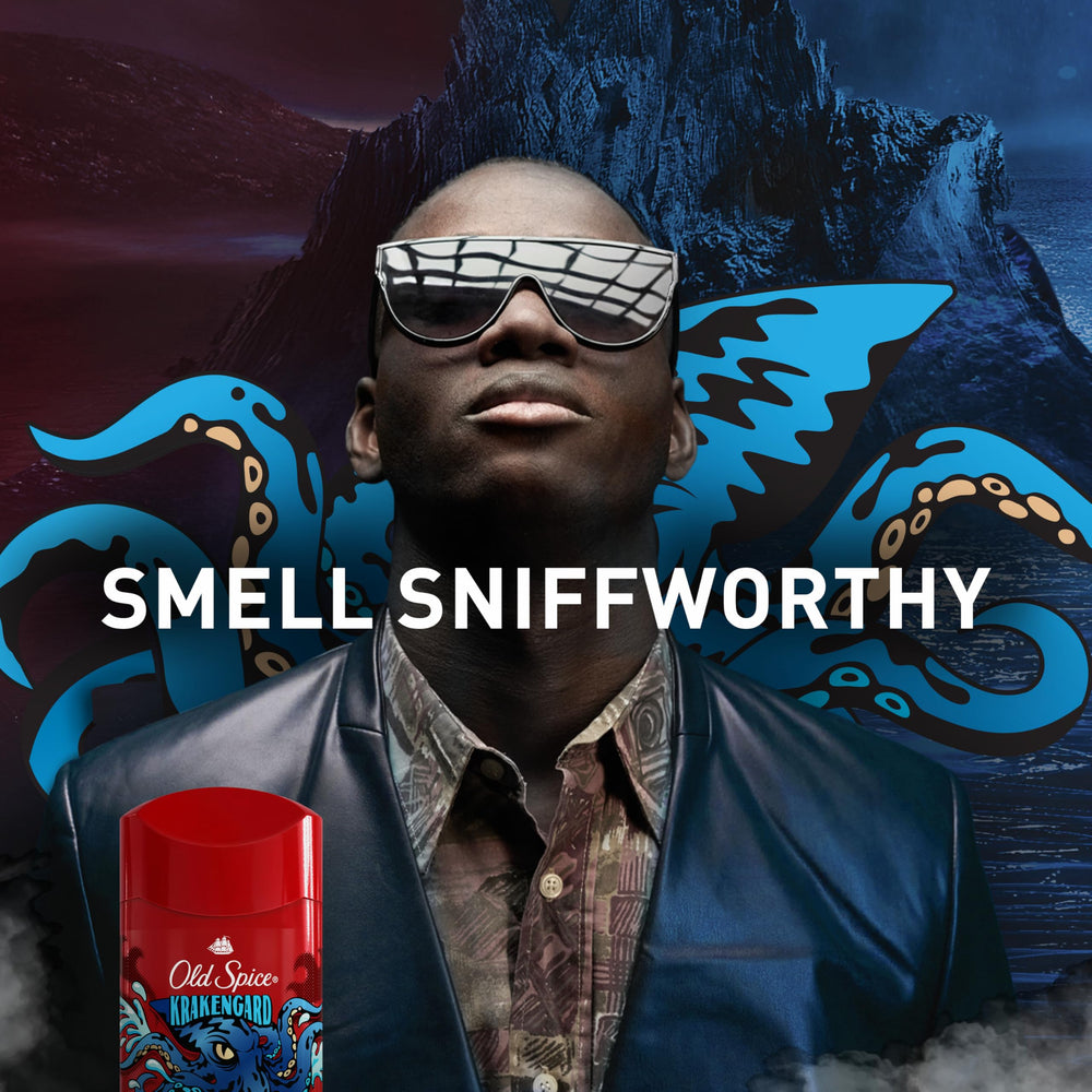 Old Spice Krakengard empaque pack 6, conveniente para reabastecerse.