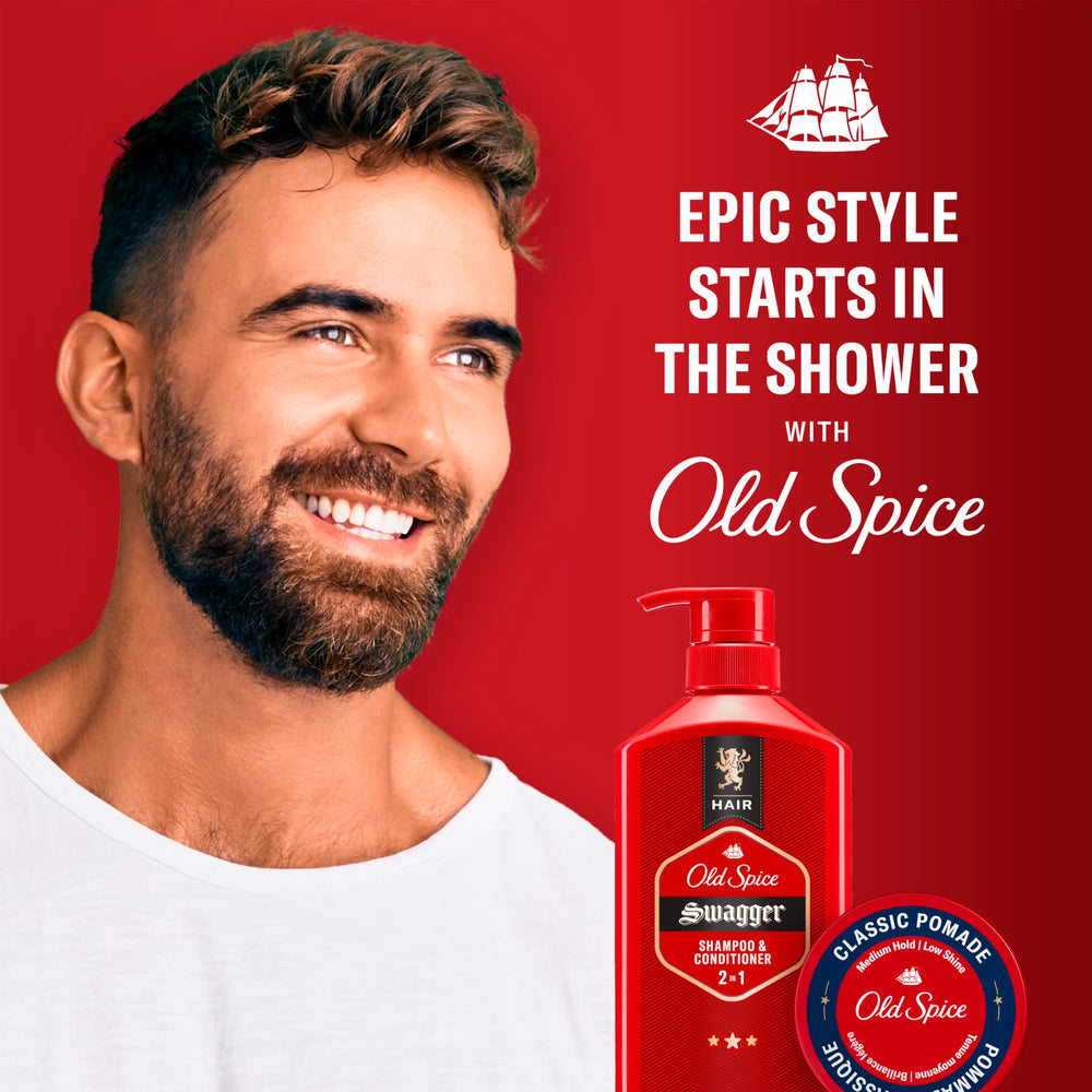 Old Spice pomada clásica ofrece calidad de barbería para resultados profesionales.