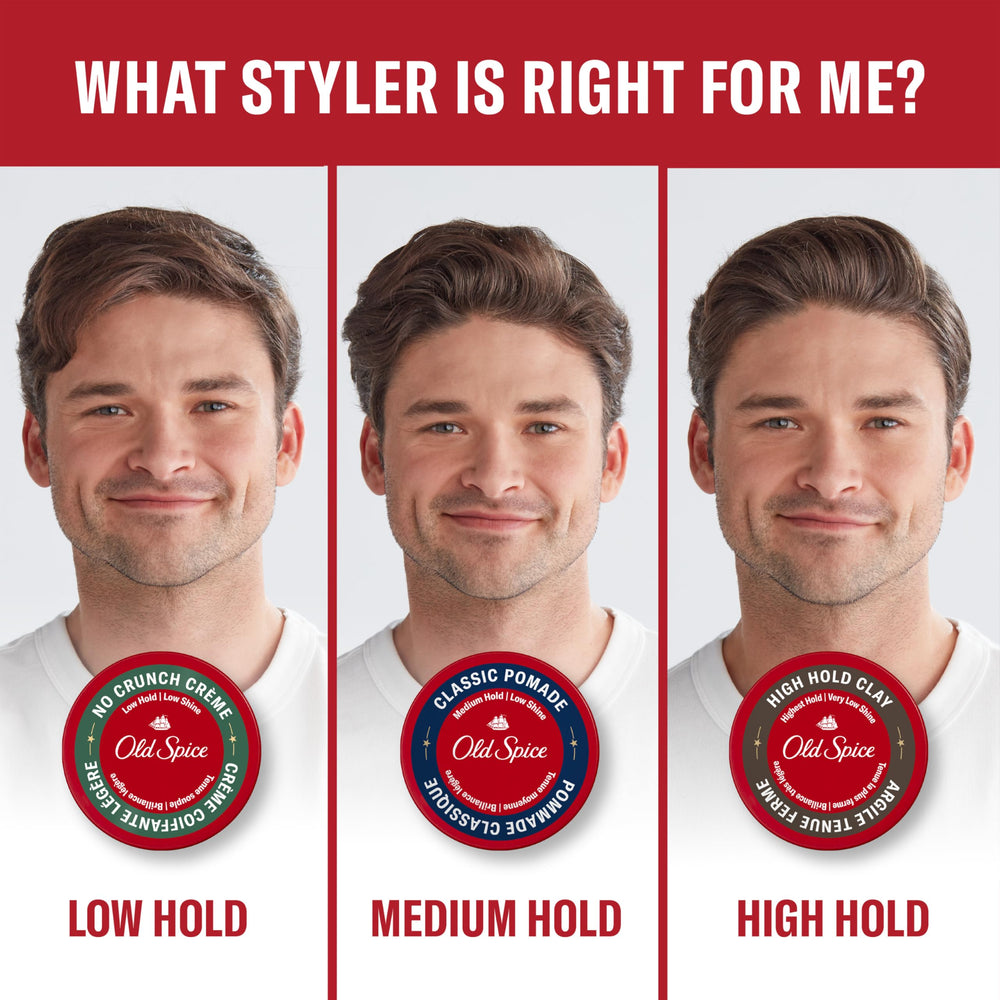 Old Spice pomada clásica, fijación media para estilos tradicionales o modernos.