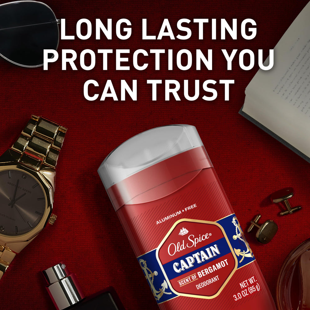 Old Spice Capitán Bergamota: protección de olor durante todo el día.