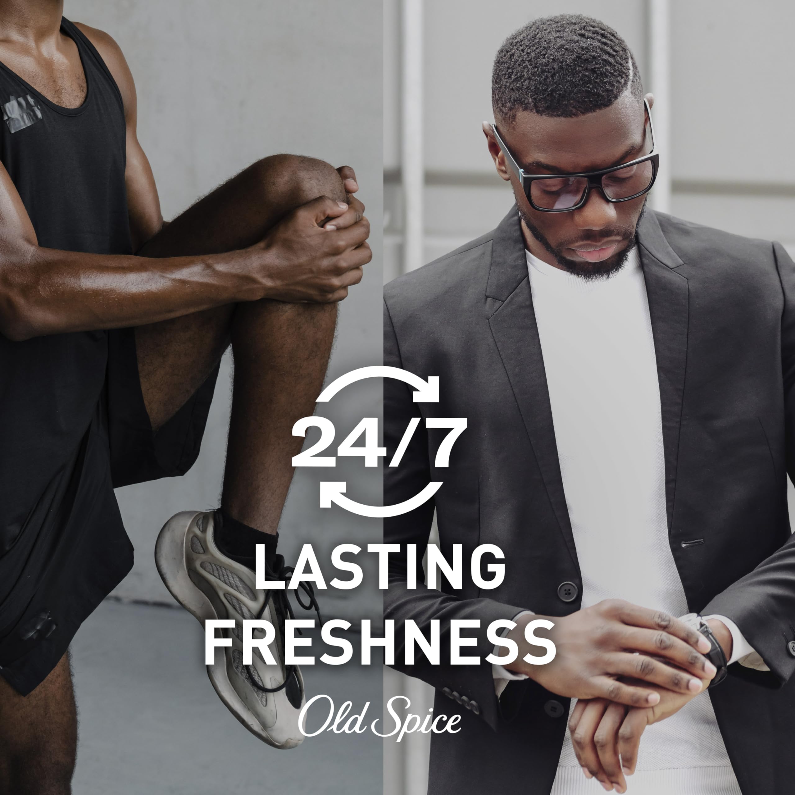 Envase de Old Spice Pure Sport para una frescura continua y confianza diaria.