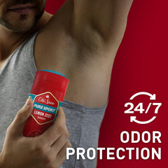 Paquete de Old Spice Pure Sport de 3 desodorantes para la rutina diaria.
