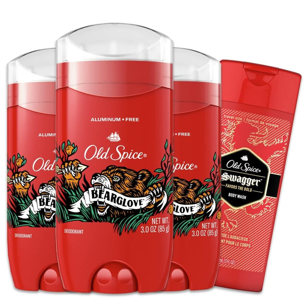 Old Spice Swagger gel de ducha tamaño viaje para inicio rápido.